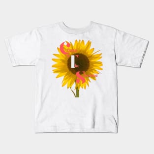 Chase The Sunshine - Quotes printed Kids T-Shirt